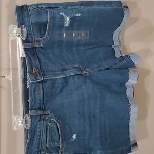 Womens Jean shorts size 14 denim shorts